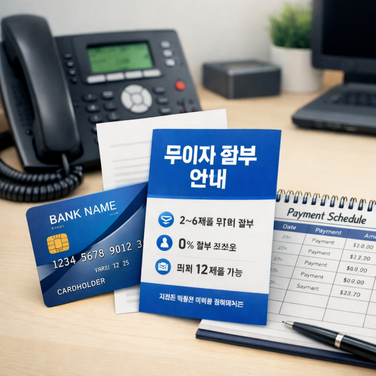 임플란트 무이자 할부 및 결제 스케줄 플래너 그래픽