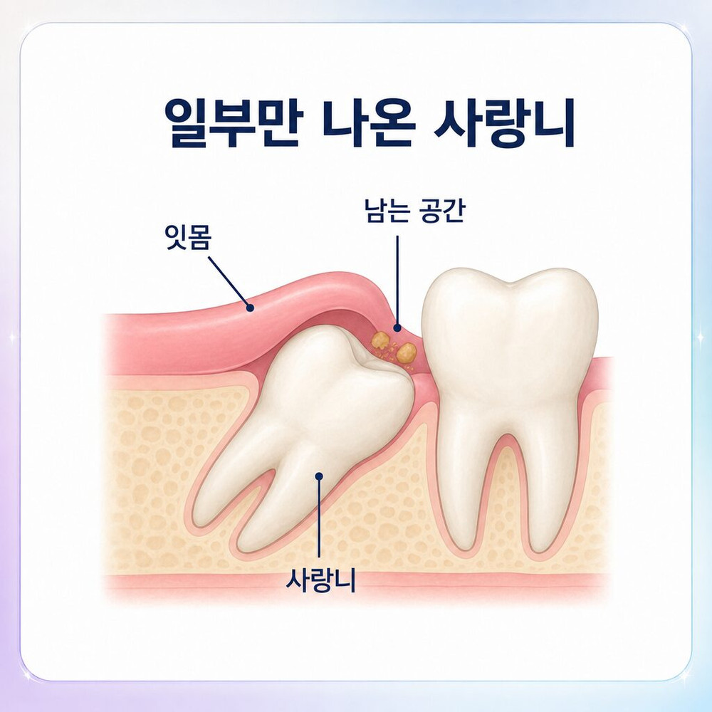 서울치과 사랑니 진료 전 음식물 끼임 빈도와 냄새 붓기 잇몸 출혈 충치 확인