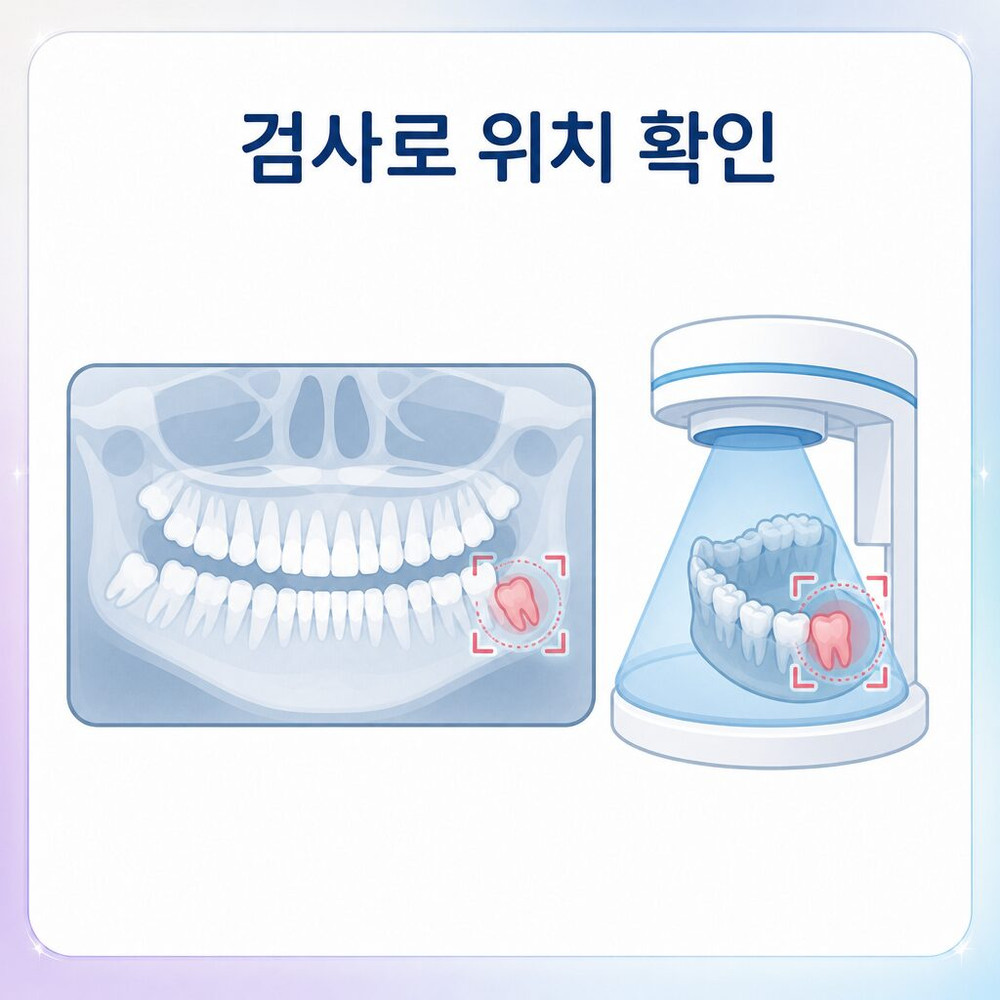 서울치과 사랑니 위치 잇몸 덮임 인접 치아 틈과 음식물 끼임 원인 확인 방법